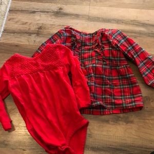 Onesie + long sleeve top toddler